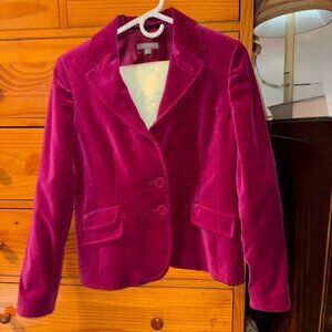 Ann Taylor Petites - Vintage Velvet Blazer - Fully Lined - Size 10P